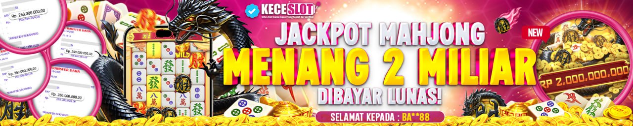 Slot Thailand Mahjong Hitam Rekomendasi Gacor Har ini Jackpot 2 Milyar